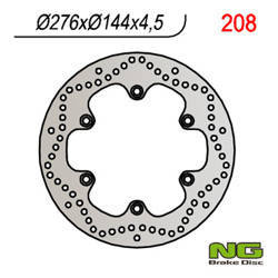 Tarcza hamulcowa przód honda xl 600v (87-95) transalp (276x144x4,5) (6x10,5mm)