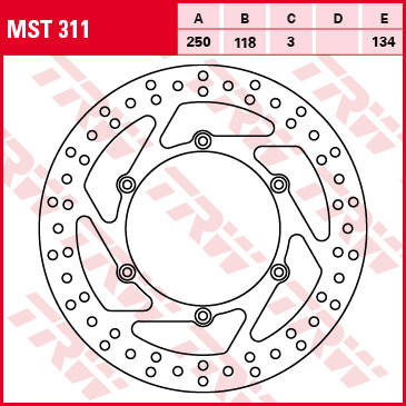 Tarcza hamulcowa przód suzuki rm 125 / 250 89-12, dr 250 95-07, drz 400 00-05, yamaha yz / wrf 01-07, wr / yz 426 / 450 01-15 (promocja)