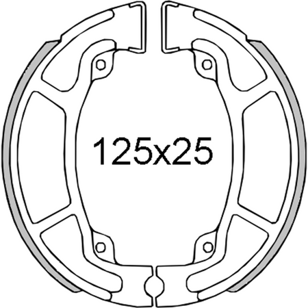 Szczeki Hamulcowe Honda (125)
