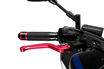 Regulowana Dźwignia Hamulca 3.0 Puig (Bez Zawiasu, Wymaga Adaptera) Czerwono-Srebrna