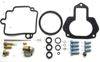 ZESTAW NAPRAWCZY GAŹNIKA YAMAHA YFM 350 WARRIOR '93-'04 (26-1480)