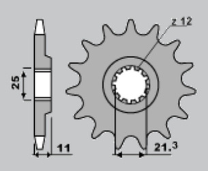 Zębatka przednia 727 15 (82415jt) huqvarna te/tc (jtf824.15)