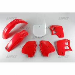komplet plastików honda cr 500 '91-'94 kolor oem (czerwony/biały)