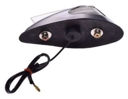 Lampa motocyklowa na błotnik Jasna chrom