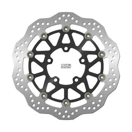 Tarcza hamulcowa przód kawasaki zx-6r 636 '16-20 (310x80x5mm) (5x10,5mm) wave pływająca (środaluminiowy)