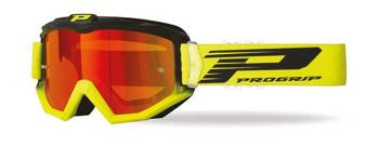 Gogle pg3201 fl atzaki kolor czarny żółty fluo (szyba pg3248c czerwona lustrzana, antiscratch, anti uv) (3201-194 fl)