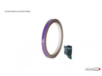 Paski puig na felgi (z aplikatorem) fioletowe