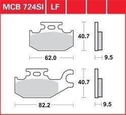 Klocki hamulcowe do ATV CAN-AM Outlander Yamaha YFM 450