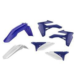 Komplet plastików sherco se-r/sef-r '16 kolor niebieski biały oem