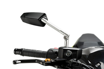 Lusterko Puig Hi-Tech F1.1 (Prawe) Czarne Na Aluminiowym Ramieniu