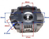 Głowica kpl. silnik 110 cm3 52 mm z Wałkiem Roz 4T