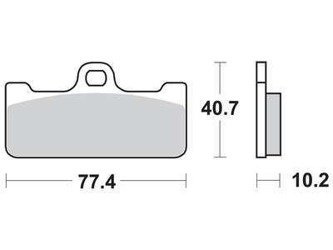 KLOCKI HAMULCOWE TRW MCB715CRQ