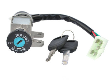 Stacyjka z korkiem paliwa skuter 4T koło 10 cali