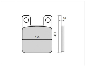Klocki hamulcowe kh115 (ft 3015)