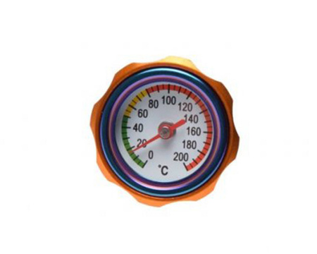 Korek wlewu oleju z termometrem do Yamaha żółty