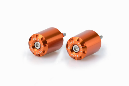 Ciężarki / końcówki kierownicy długie puig do kawasaki z650 17-22 pomarańczowe