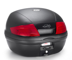 KUFER CENTRALNY 35L MONOLOCK K35N2 ACTION Z CZERWONYMI ODBLASKAMI ( ZAWIERA PŁYTĘ ) - ZASTĘPUJE K35N