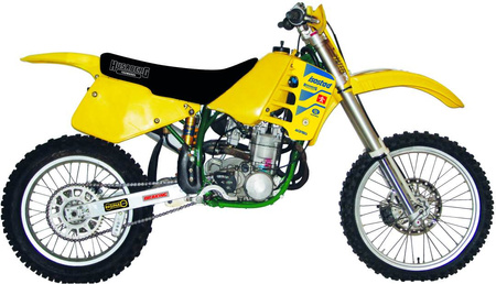 Komplet naklejek (oklein) + pokrowiec/poszycie na siedzenie husaberg fe/f'90-'99, replica team husaberg '90