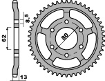 Zębatka tylna 4368 45 c45 yamaha xt 225, serrow 92-07 (jtr1869.45) (łańc. 428)