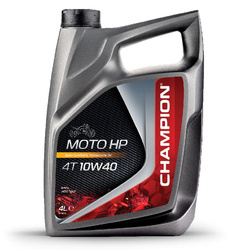 OLEJ SILNIKOWY MOTO HP 4T 10W40 4L MA2 PÓŁSYNTETYCZNY (AKC)