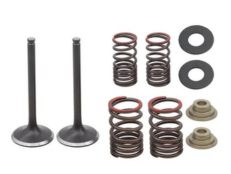 ZAWORY WYDECHOWE (ZESTAW ZE SPRĘŻYNAMI I PODKŁADKAMI) HONDA CRF 250 F '19-'24 STALOWE