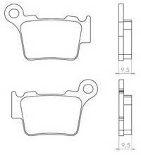 Klocki hamulcowe kh368 ktm sx/exc 04-16 tył (ft 3056)