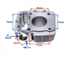 Cylinder kompletny do motocykla Honda CBF 150 sworzeń 14mm