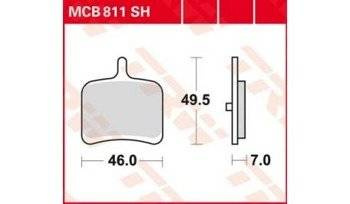 KLOCKI HAMULCOWE TRW MCB811SH