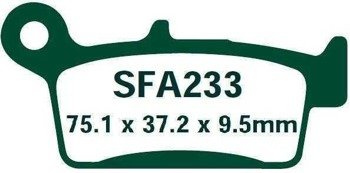 KLOCKI HAMULCOWE EBC SFA233