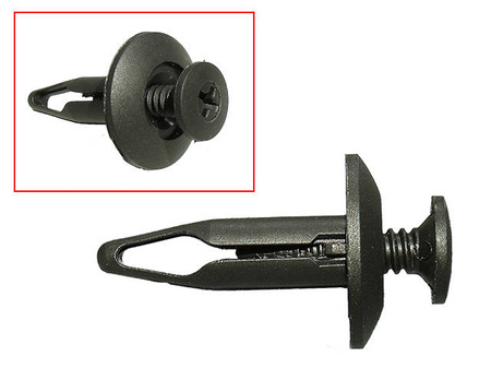 Kołki montażowe do plastików (głębokość 22,7mm, gr. 6mm, szer. główki 17,8mm, dł. całk. 40,2mm) (10 szt.)