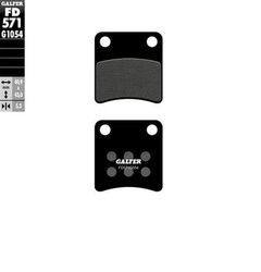 KLOCKI HAMULCOWE KH257/2 PÓŁMETALICZNE (PARKIBRAKE)