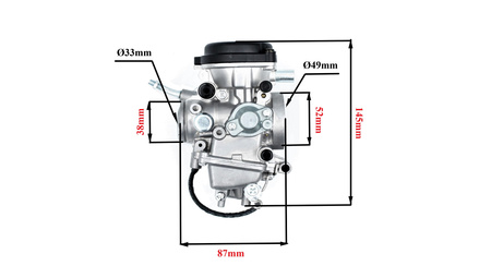 Gaźnik Power Force Pd33j Yamaha Raptor Grizzly Kodiak Wolverine350/450 Ccm Gzc000054