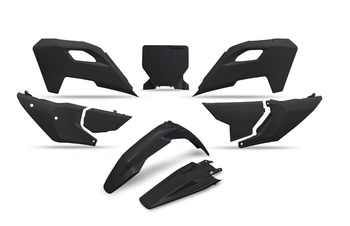 Komplet Plastików Husqvarna Tc 125 / 250 '23-'24, Fc 250 / 350 / 450 '23-'24, Fx 350 / 450 '23-'24, Tx 300 '24, Kolor Czarny