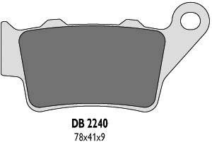 Klocki hamulcowe kh208 tył brembo (ktm) - zastępują db2240mx-n oraz db2240qd-n