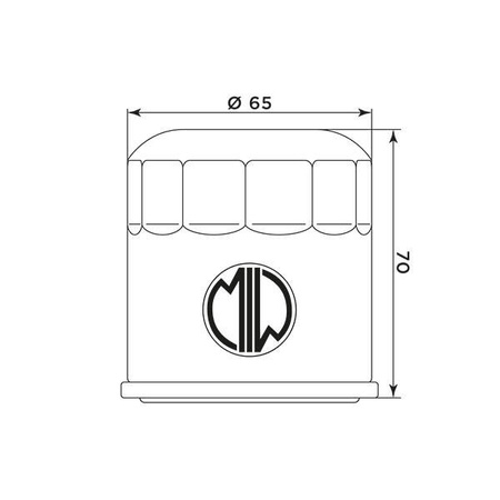 Filtr oleju harley-davidson xg 500/750 (15-17), indian chief / roadmaster (15-16) (hf175)
