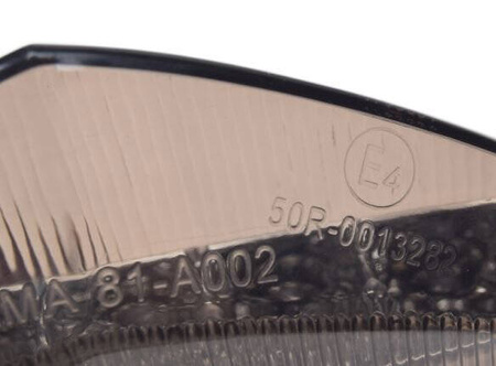 Lampa tył LED 3 kable Derbi Senda dymiony klosz