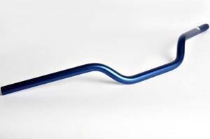 Kierownica 7/8 cala (22mm) road handlebar medium blue kolor niebieski