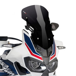 Szyba Sportowa Regulowana Puig Do Honda Crf1000l Africa Twin 16-19 Czarna