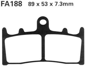KLOCKI HAMULCOWE EBC FA188HH