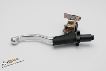 uchwyt dźwigni sprzęgła kompletny + hot start uniwersalny kolor tytanowy (cl-06t) - promocja