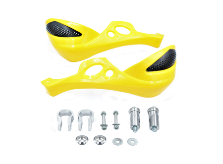 Handbary Power Force - Żółte Osłony Rąk, Dłoni Enduro Cross Quad-Atv Gy6107812-M