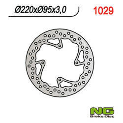 Tarcza hamulcowa przód ktm 85 sx '03-'15 (220x95x3) (4x6,5mm)