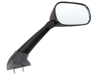 LUSTERKO YAMAHA FZ6 S '07-'09 PRAWE (OEM: 4S8-26290-00-00) KOLOR CZARNY (WZÓR ORYGINAŁU) (HOMOLOGACJA)