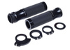 Manetki motocyklowe czarne CNC kierownica 22mm