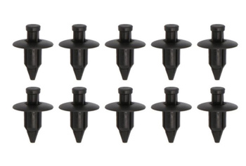 Kołki montażowe do plastików (głębokość 19mm, gr. 7mm, szer. główki 15mm, dł. całk. 20,5mm) (10 szt.) (oem kawasaki 92039-0083, suzuki 09409-07308-5pk, yamaha 36y-28387-00; 90269-07007; 90269-07802) (made in japan)