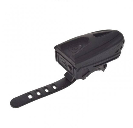 Lampa rowerowa przód 1 LED 250 LM USB