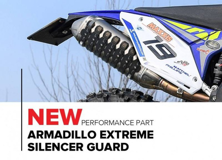 Osłona tłumika uniwersalna armadillo extrem silencer guard kolor szary (nardo grey)