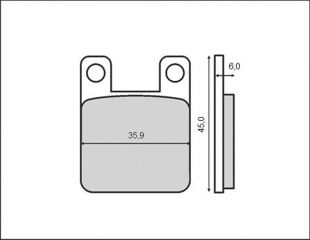 Klocki hamulcowe kh115 (ft 3015)