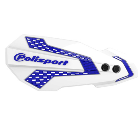 Osłony rąk (listki) model mx flow z uniwersalnym zestawem montażowym yamaha yz/yzf/wr '08-22' kolor biało niebieski