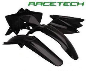 Komplet plastików suzuki rmz 250 04-06 , kawasaki kxf 250 '04-'05 kolor czarny (bez tablicy na numer startowy)